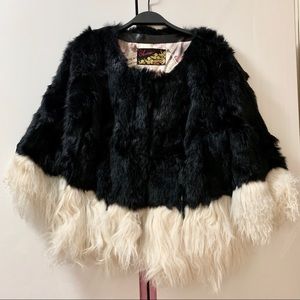 Real Fur coat rabbit &mongolian lamb fur